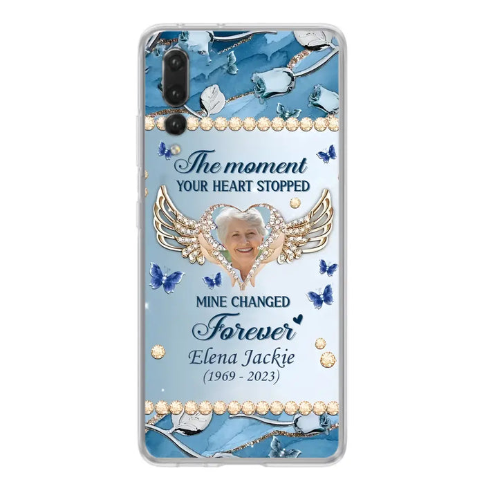 Personalized Memorial Phone Case - Memorial Gift Idea For Family - Case For Oppo/Xiaomi/Huawei - The Moment Your Heart Stopped Mine Changed Forever