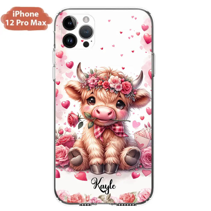 Lovely Highland Phone Case - Gift Idea For Birthday/Valentine's Day - Case For iPhone, Samsung