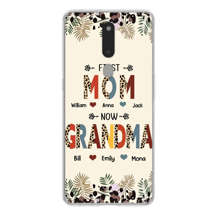 Custom Personalized Grandma Phone Case - Gift Idea For Grandma/Mom/ Mother's Day - Up to 6 Kids And 12 Grandkids - First Mom Now Grandma - Case For Oppo/Xiaomi/Huawei