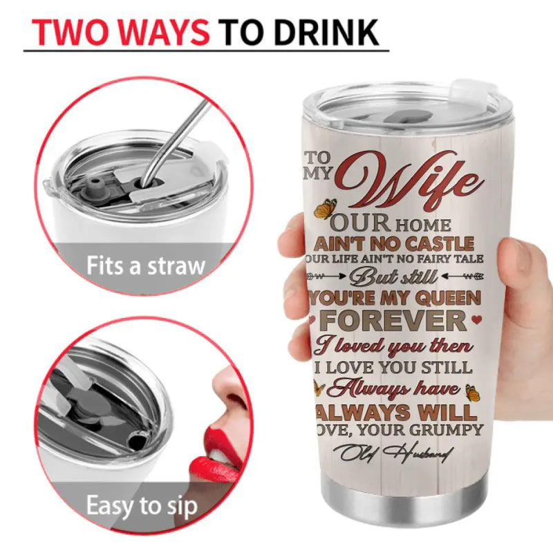 Personalized Couple Tumbler - Gift Idea For Couple/Him/Her/Christmas - You & Me We Got This