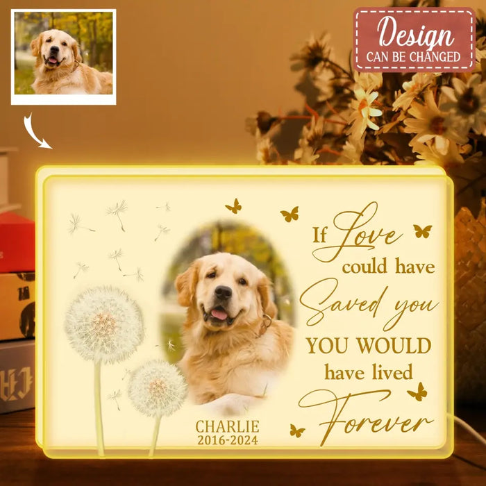 Personalized Memorial Photo Light Box - Upload Photo - Memorial Gift Idea For Family Member - Although You Cannot See Me I Am Always With You