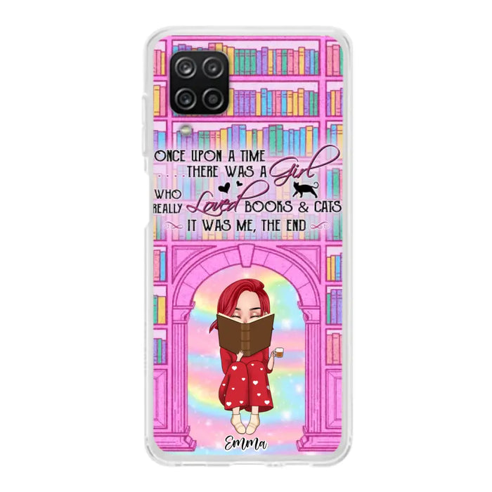 Custom Personalized Reading Girl Phone Case - Gift Idea For Books Lovers - It Was Me The End - Case For iPhone/Samsung