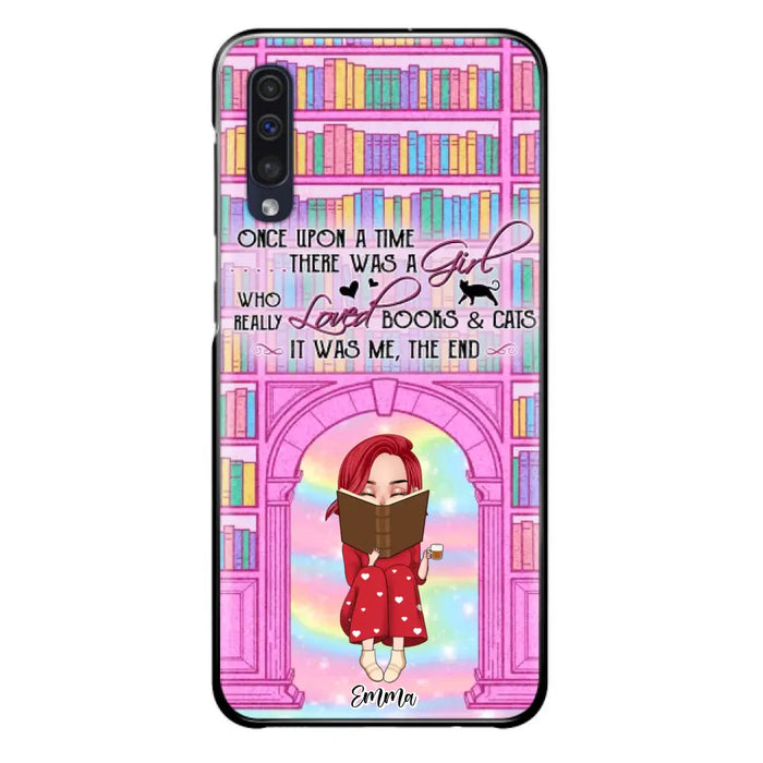 Custom Personalized Reading Girl Phone Case - Gift Idea For Books Lovers - It Was Me The End - Case For iPhone/Samsung