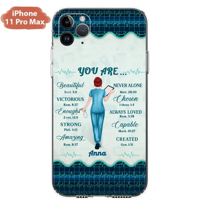 Custom Personalized Nurse Phone Case - Gift Idea For Nurse/ Birthday/ Friend - You Are Beautiful - Cases For iPhone/Samsung