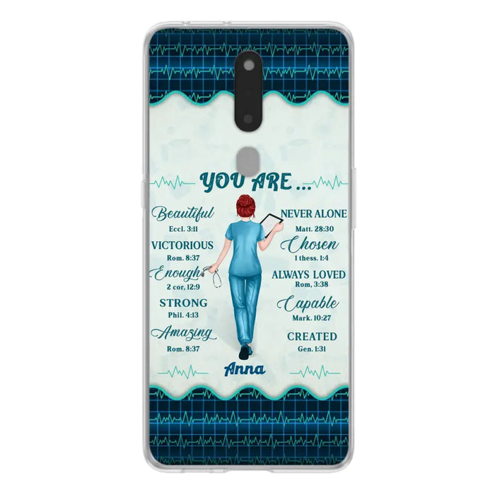 Custom Personalized Nurse Phone Case - Gift Idea For Nurse/ Birthday/ Friend - You Are Beautiful - Cases For Oppo/Xiaomi/Huawei