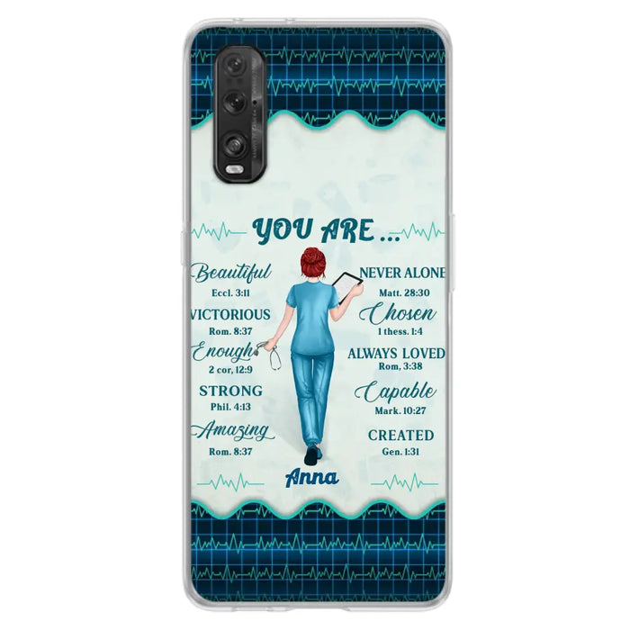 Custom Personalized Nurse Phone Case - Gift Idea For Nurse/ Birthday/ Friend - You Are Beautiful - Cases For Oppo/Xiaomi/Huawei