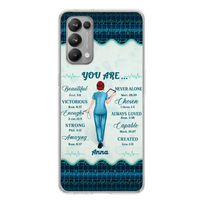 Custom Personalized Nurse Phone Case - Gift Idea For Nurse/ Birthday/ Friend - You Are Beautiful - Cases For Oppo/Xiaomi/Huawei