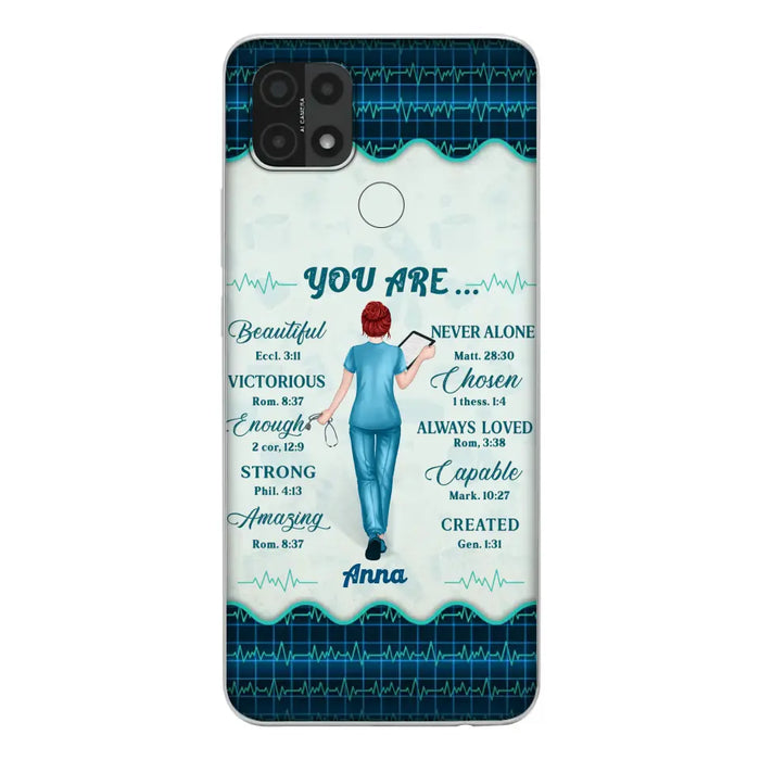 Custom Personalized Nurse Phone Case - Gift Idea For Nurse/ Birthday/ Friend - You Are Beautiful - Cases For Oppo/Xiaomi/Huawei