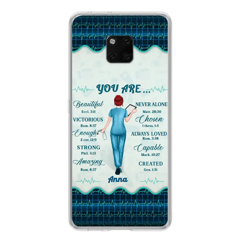 Personalized Nurse Phone Case - Gift Idea For Nurse/Birthday/Friend - You Are Beautiful - Cases For Oppo/Xiaomi/Huawei