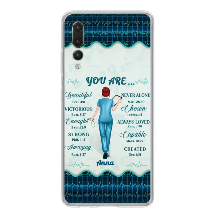 Custom Personalized Nurse Phone Case - Gift Idea For Nurse/ Birthday/ Friend - You Are Beautiful - Cases For Oppo/Xiaomi/Huawei