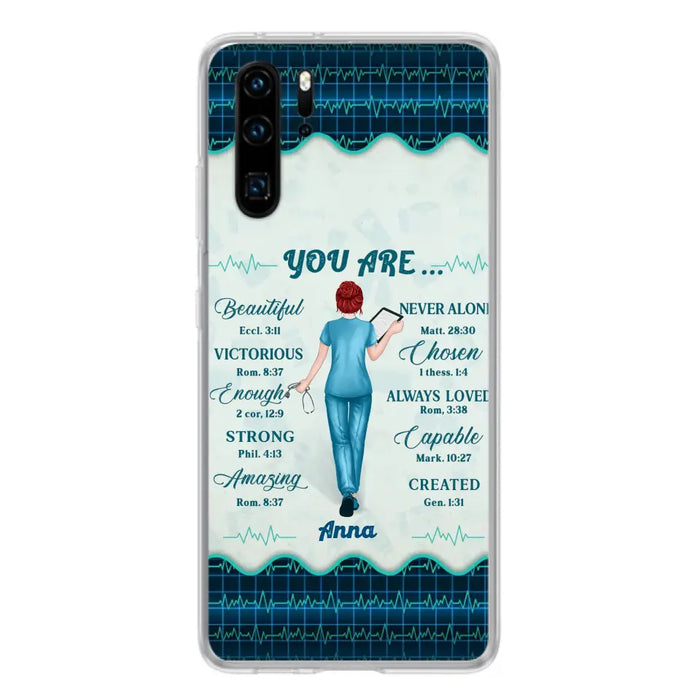 Custom Personalized Nurse Phone Case - Gift Idea For Nurse/ Birthday/ Friend - You Are Beautiful - Cases For Oppo/Xiaomi/Huawei