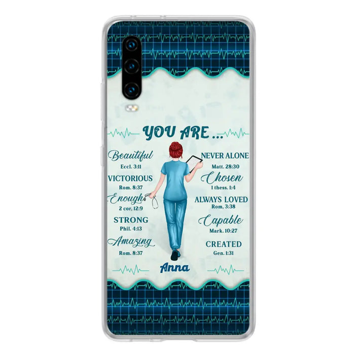 Custom Personalized Nurse Phone Case - Gift Idea For Nurse/ Birthday/ Friend - You Are Beautiful - Cases For Oppo/Xiaomi/Huawei