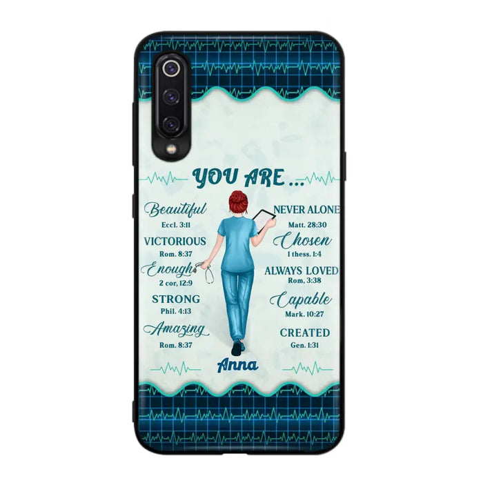 Custom Personalized Nurse Phone Case - Gift Idea For Nurse/ Birthday/ Friend - You Are Beautiful - Cases For Oppo/Xiaomi/Huawei