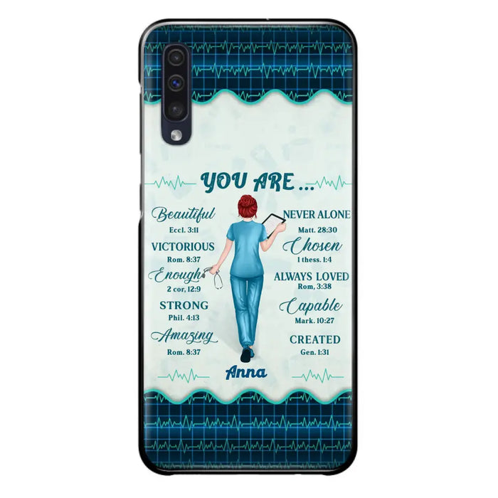 Custom Personalized Nurse Phone Case - Gift Idea For Nurse/ Birthday/ Friend - You Are Beautiful - Cases For iPhone/Samsung