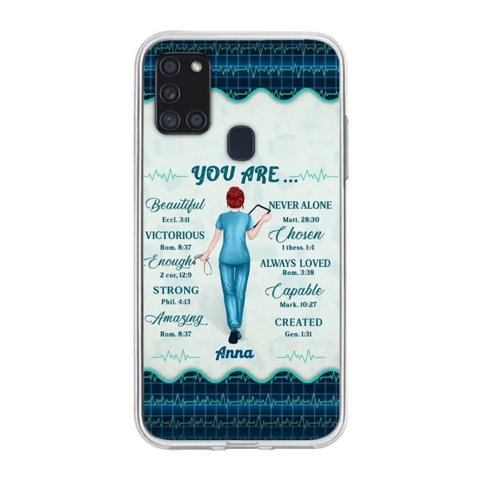 Custom Personalized Nurse Phone Case - Gift Idea For Nurse/ Birthday/ Friend - You Are Beautiful - Cases For iPhone/Samsung