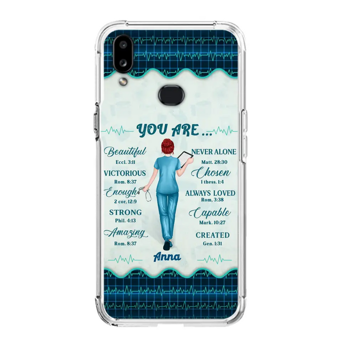 Custom Personalized Nurse Phone Case - Gift Idea For Nurse/ Birthday/ Friend - You Are Beautiful - Cases For iPhone/Samsung