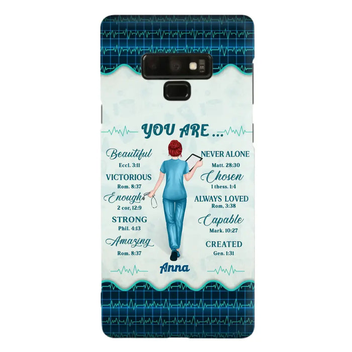 Custom Personalized Nurse Phone Case - Gift Idea For Nurse/ Birthday/ Friend - You Are Beautiful - Cases For iPhone/Samsung