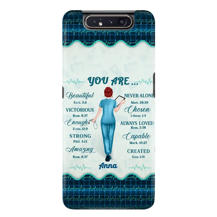 Custom Personalized Nurse Phone Case - Gift Idea For Nurse/ Birthday/ Friend - You Are Beautiful - Cases For iPhone/Samsung