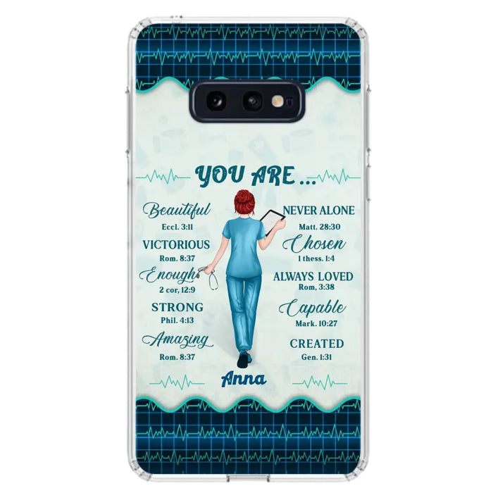 Custom Personalized Nurse Phone Case - Gift Idea For Nurse/ Birthday/ Friend - You Are Beautiful - Cases For iPhone/Samsung