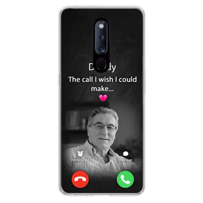 Custom Personalized Memorial Mom Phone Case - Upload Photo - Memorial Gift Idea For Mom/ Dad - The Call I Wish I Could Make - Case For Oppo/ Xiaomi/ Huawei