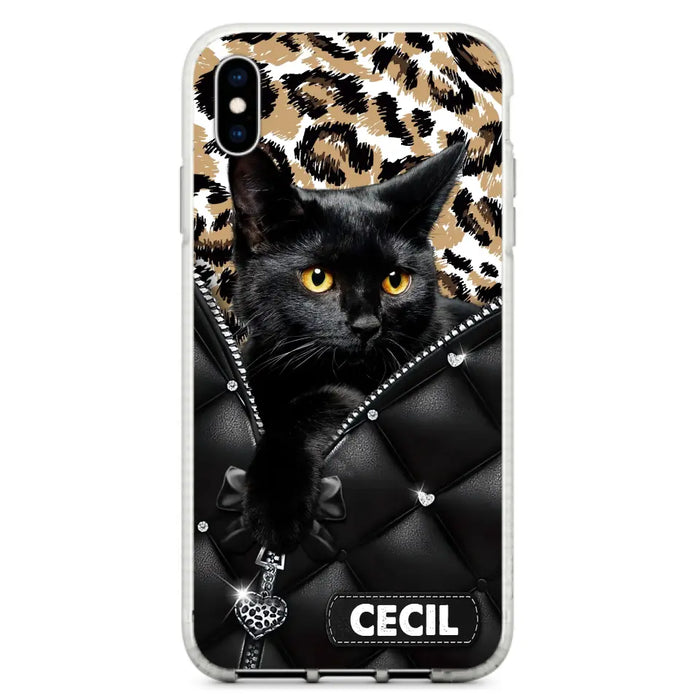 Custom Personalized Cat Phone Case For iPhone/Samsung - Upload Photo - Gift Idea For Cat Lovers