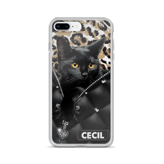 Custom Personalized Cat Phone Case For iPhone/Samsung - Upload Photo - Gift Idea For Cat Lovers