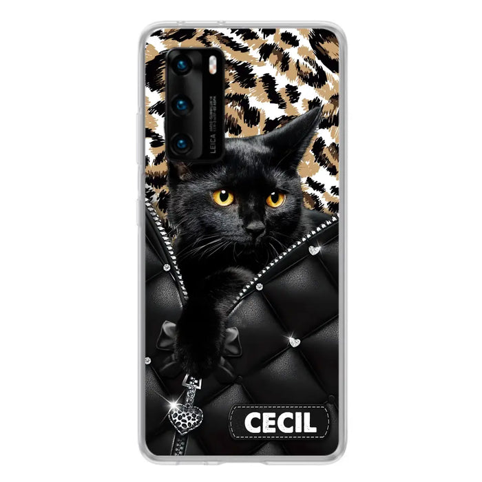 Custom Personalized Cat Phone Case For Oppo/Xiaomi/Huawei - Upload Photo - Gift Idea For Cat Lovers