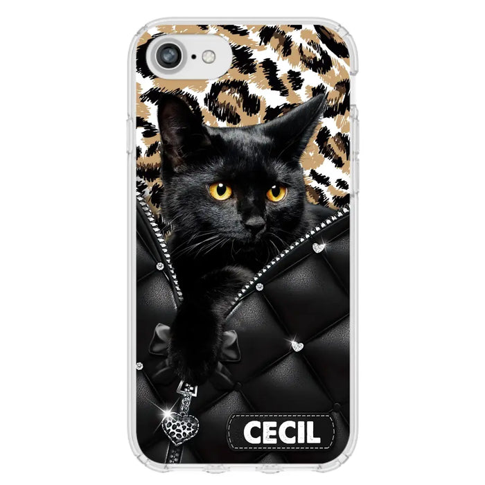 Custom Personalized Cat Phone Case For iPhone/Samsung - Upload Photo - Gift Idea For Cat Lovers