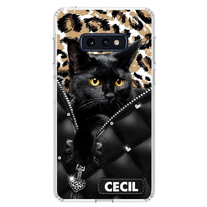 Custom Personalized Cat Phone Case For iPhone/Samsung - Upload Photo - Gift Idea For Cat Lovers