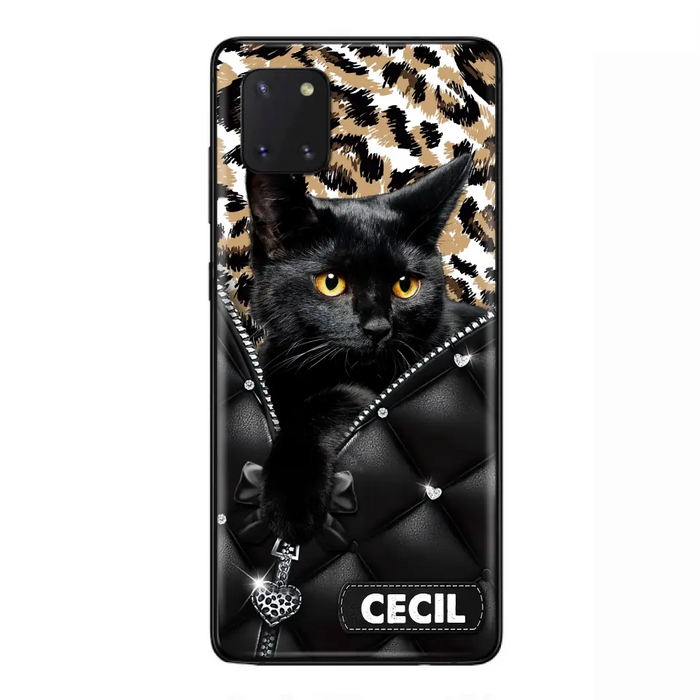 Custom Personalized Cat Phone Case For iPhone/Samsung - Upload Photo - Gift Idea For Cat Lovers