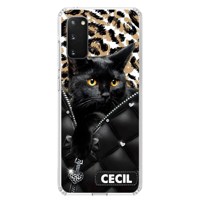 Custom Personalized Cat Phone Case For iPhone/Samsung - Upload Photo - Gift Idea For Cat Lovers