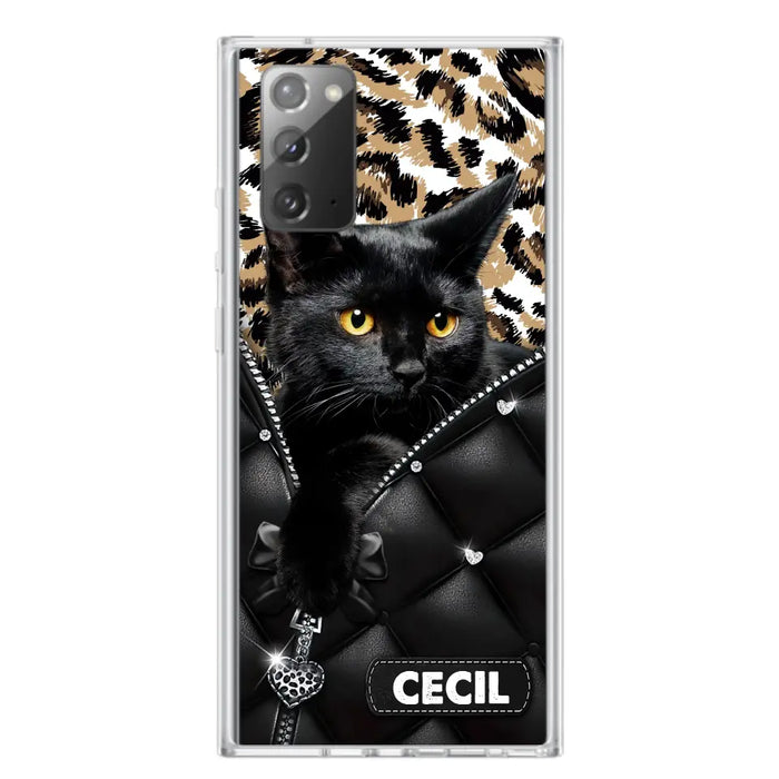 Custom Personalized Cat Phone Case For iPhone/Samsung - Upload Photo - Gift Idea For Cat Lovers