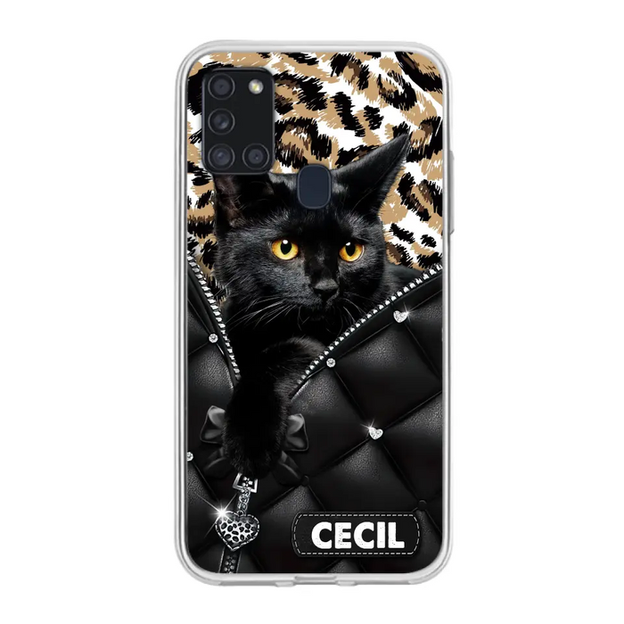 Custom Personalized Cat Phone Case For iPhone/Samsung - Upload Photo - Gift Idea For Cat Lovers