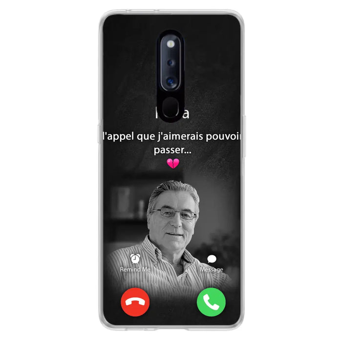 Coque de téléphone personnalisée pour papa commémoratif - Télécharger une photo - L'appel que j'aimerais pouvoir passer - Coque de téléphone pour Huawei/Oppo/Xiaomi