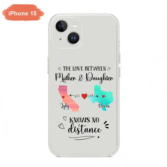 Custom Personalized Mother Daughter Long Distance Phone Case - Gift Idea For Mother And Daughter - Case For iPhone And Samsung