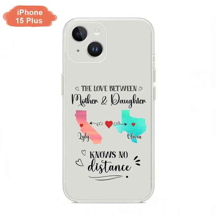 Custom Personalized Mother Daughter Long Distance Phone Case - Gift Idea For Mother And Daughter - Case For iPhone And Samsung