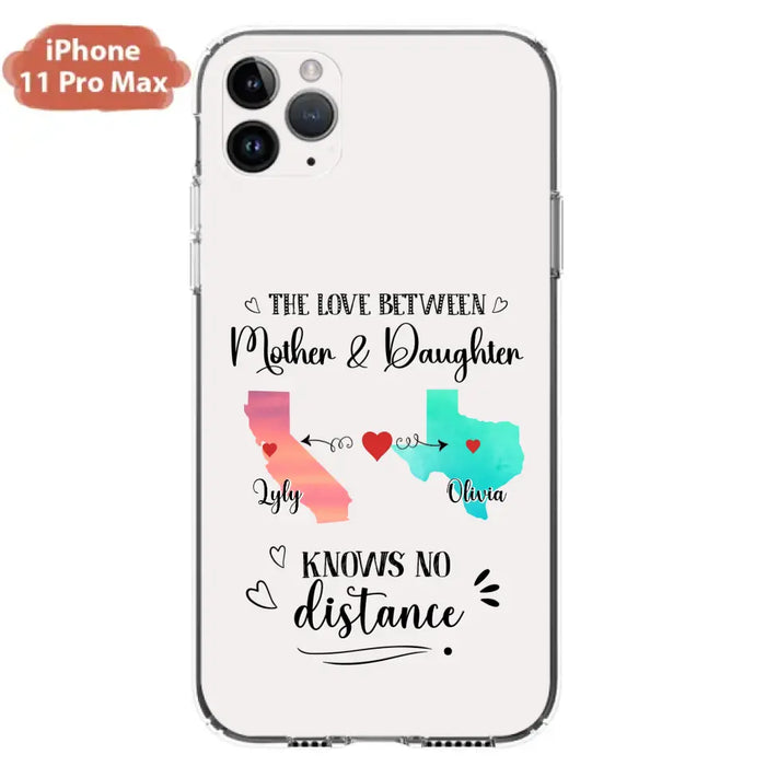 Custom Personalized Mother Daughter Long Distance Phone Case - Gift Idea For Mother And Daughter - Case For iPhone And Samsung