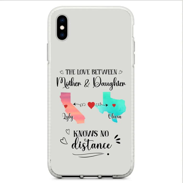 Custom Personalized Mother Daughter Long Distance Phone Case - Gift Idea For Mother And Daughter - Case For iPhone And Samsung