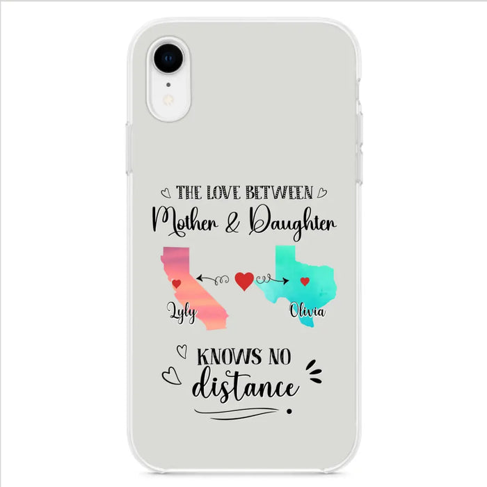 Custom Personalized Mother Daughter Long Distance Phone Case - Gift Idea For Mother And Daughter - Case For iPhone And Samsung