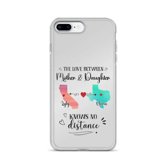 Custom Personalized Mother Daughter Long Distance Phone Case - Gift Idea For Mother And Daughter - Case For iPhone And Samsung