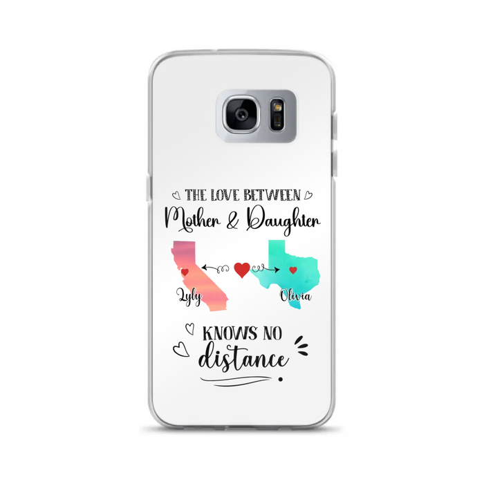 Custom Personalized Mother Daughter Long Distance Phone Case - Gift Idea For Mother And Daughter - Case For iPhone And Samsung