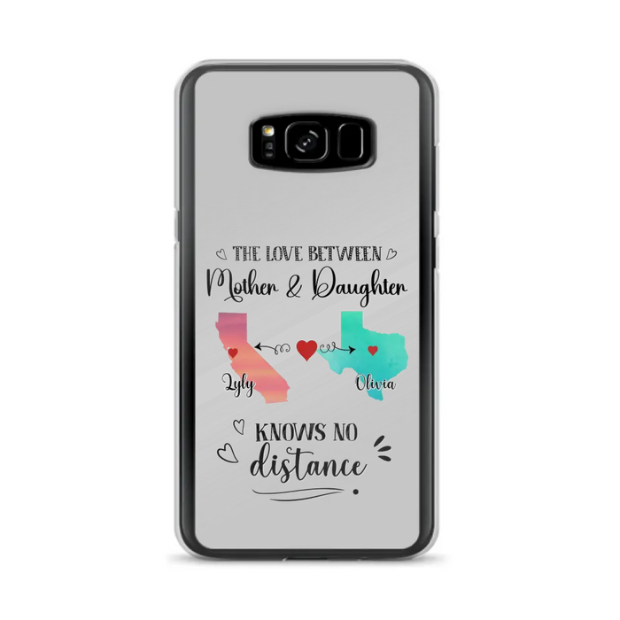 Custom Personalized Mother Daughter Long Distance Phone Case - Gift Idea For Mother And Daughter - Case For iPhone And Samsung