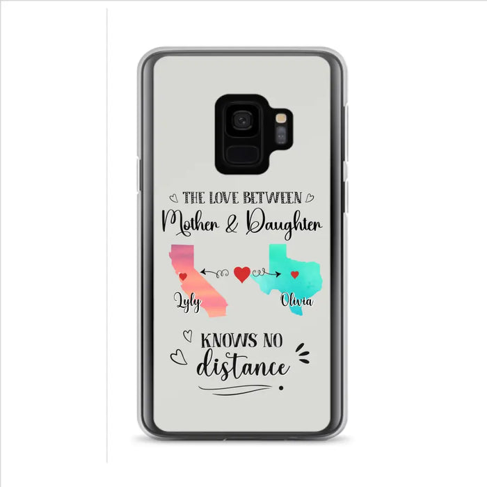 Custom Personalized Mother Daughter Long Distance Phone Case - Gift Idea For Mother And Daughter - Case For iPhone And Samsung