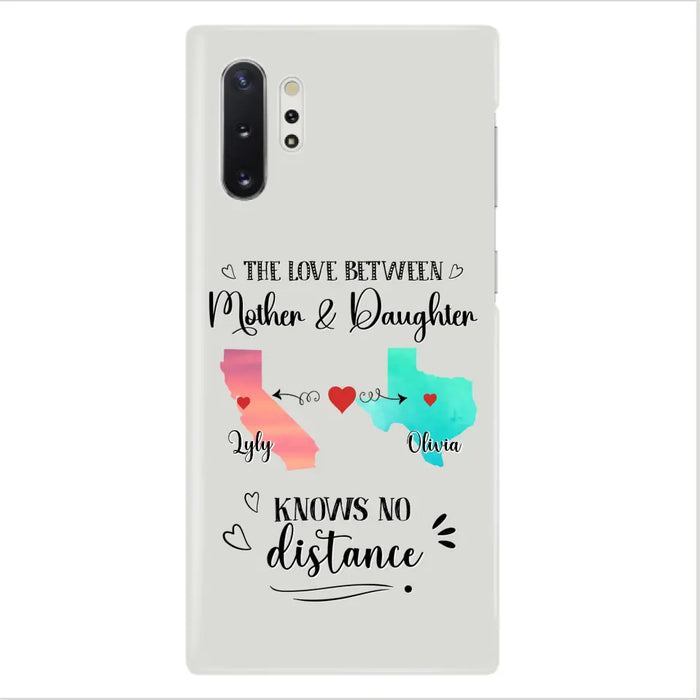 Custom Personalized Mother Daughter Long Distance Phone Case - Gift Idea For Mother And Daughter - Case For iPhone And Samsung