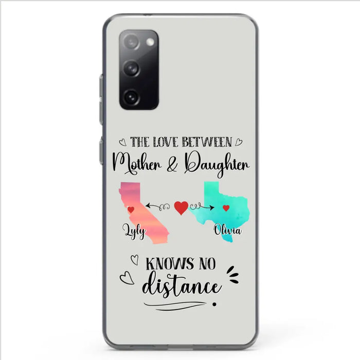 Custom Personalized Mother Daughter Long Distance Phone Case - Gift Idea For Mother And Daughter - Case For iPhone And Samsung