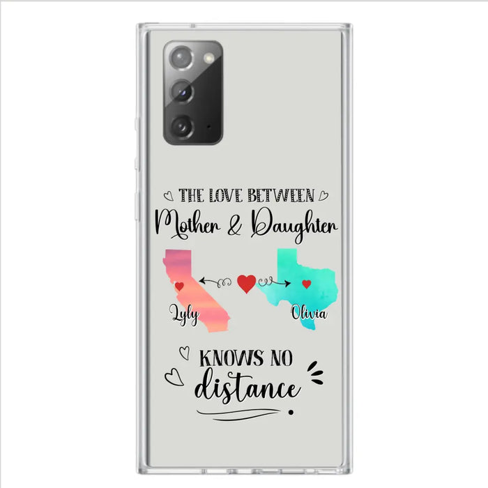 Custom Personalized Mother Daughter Long Distance Phone Case - Gift Idea For Mother And Daughter - Case For iPhone And Samsung