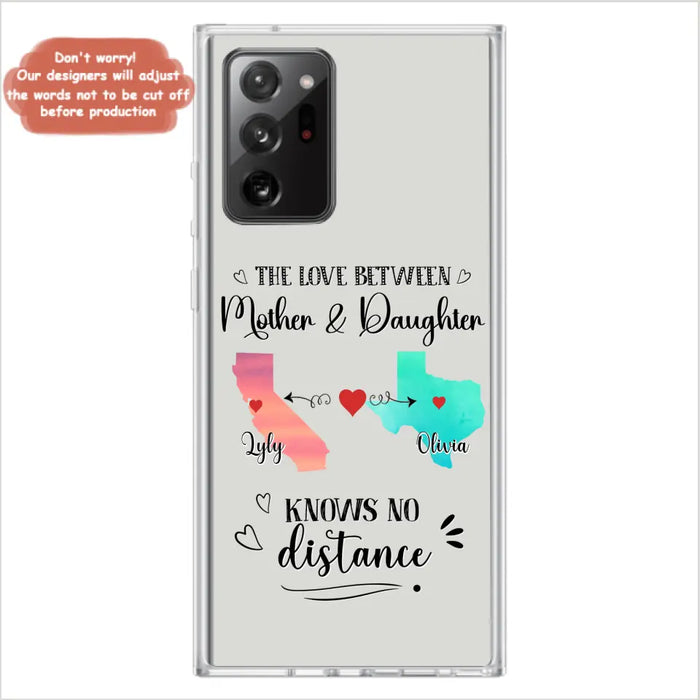 Custom Personalized Mother Daughter Long Distance Phone Case - Gift Idea For Mother And Daughter - Case For iPhone And Samsung