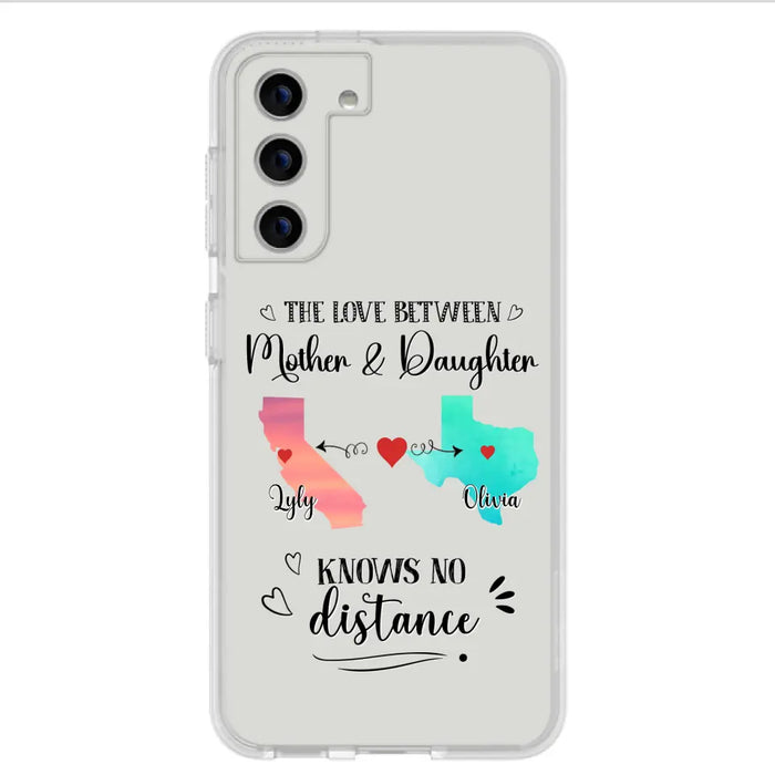 Custom Personalized Mother Daughter Long Distance Phone Case - Gift Idea For Mother And Daughter - Case For iPhone And Samsung