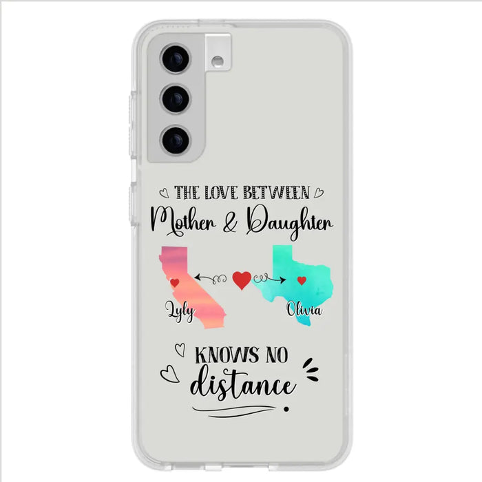 Custom Personalized Mother Daughter Long Distance Phone Case - Gift Idea For Mother And Daughter - Case For iPhone And Samsung