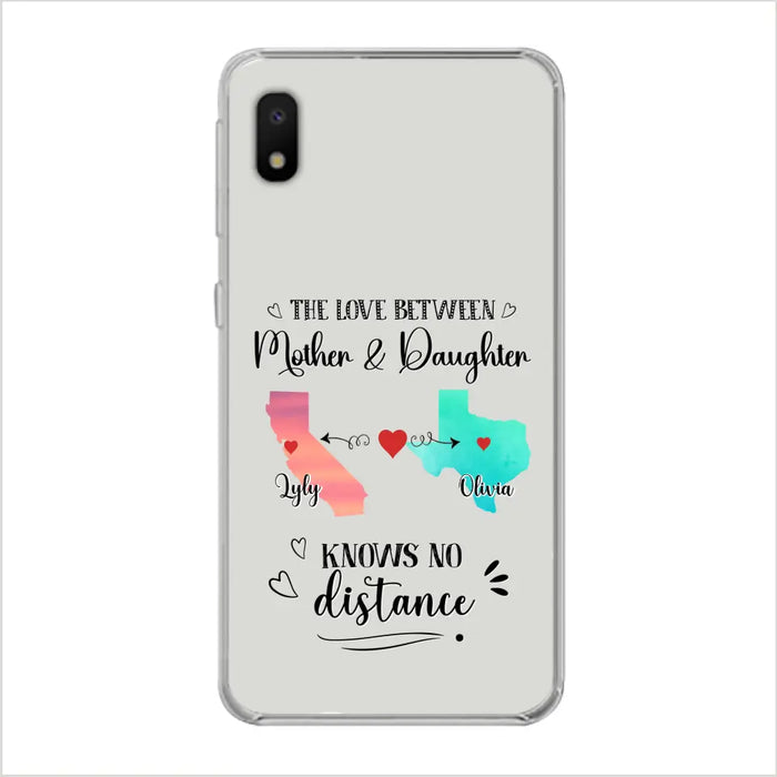 Custom Personalized Mother Daughter Long Distance Phone Case - Gift Idea For Mother And Daughter - Case For iPhone And Samsung